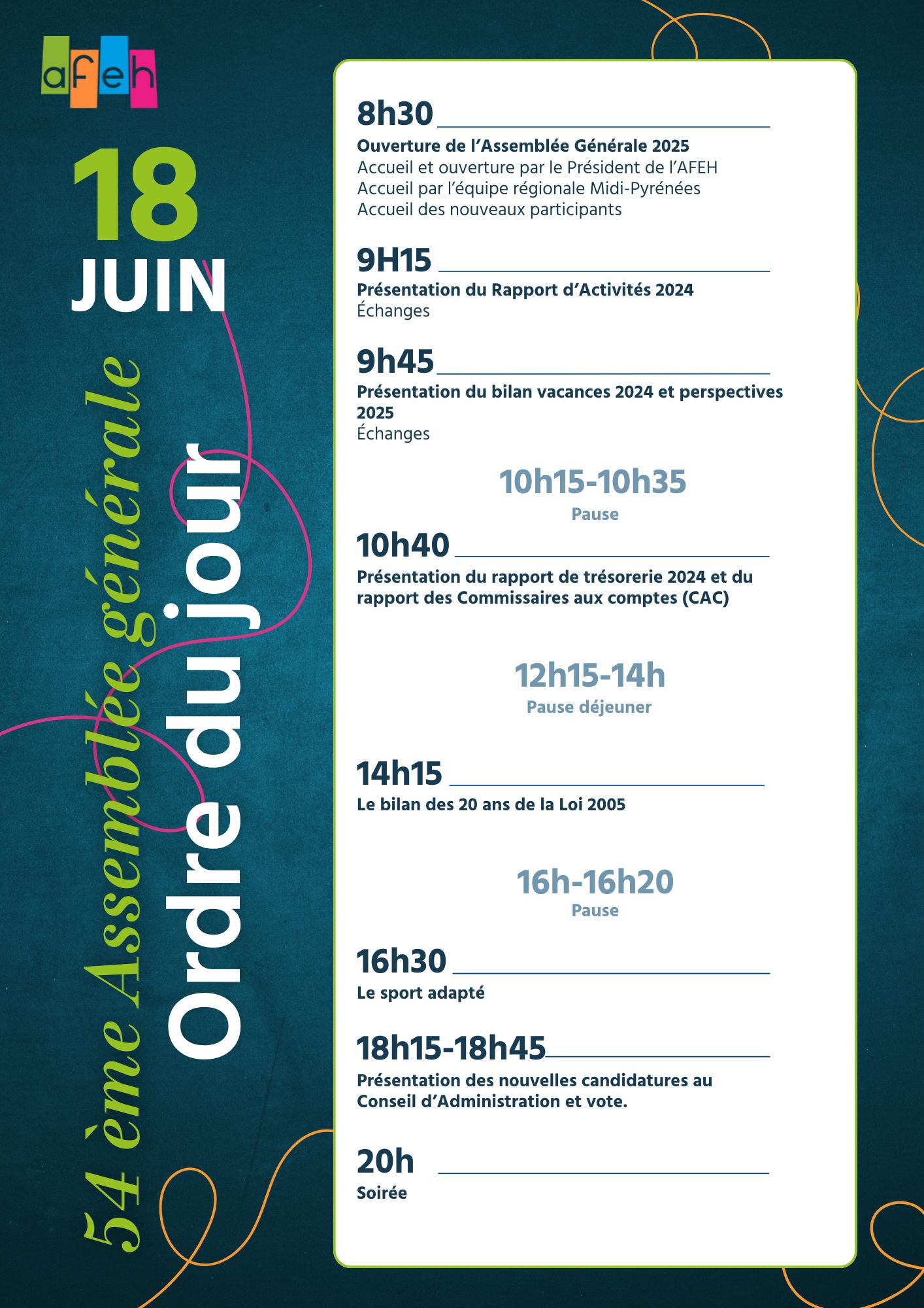 ordre du jour AG 2025 18/06